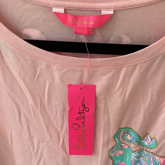 NWT Lilly Pulitzer Finn Top - Pink Tropics Tint - medium - Picture 5 of 8